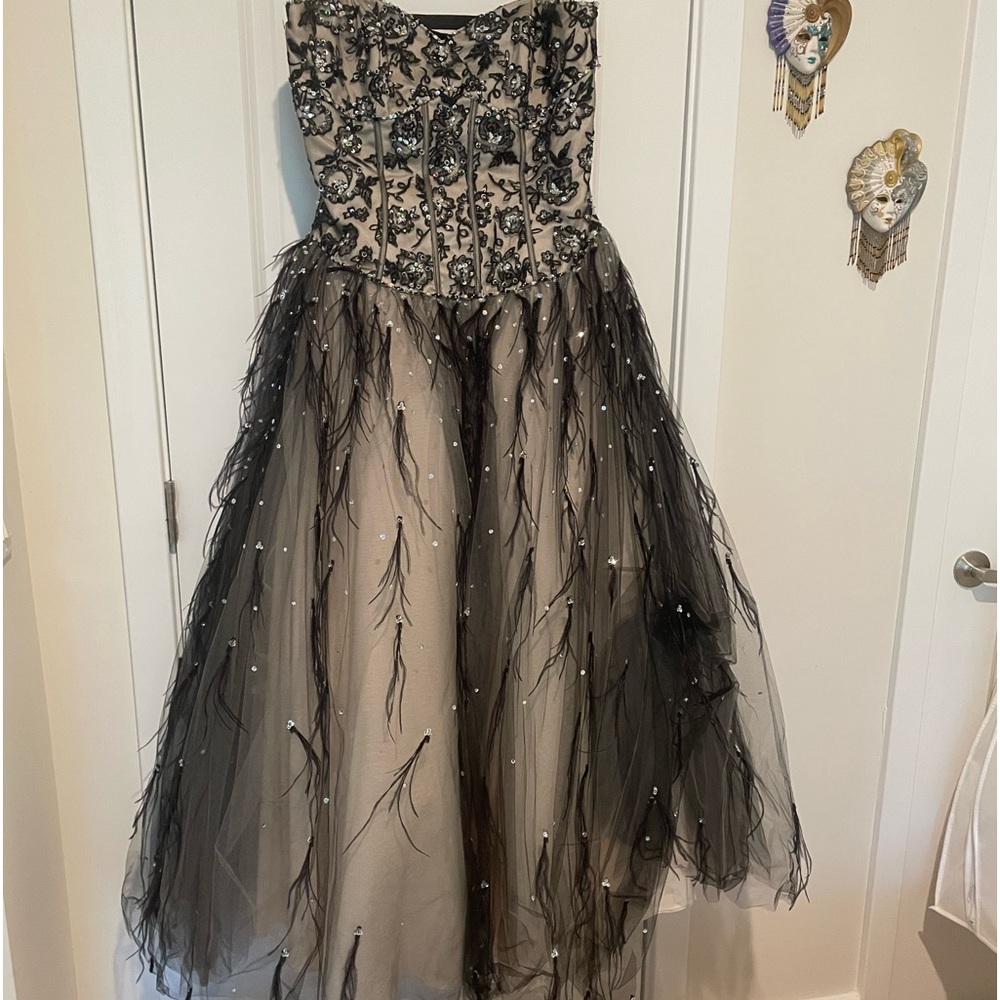Mori Lee ball gown.